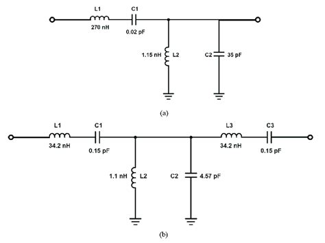 Equivalent Circuits Of A Proposed Second Order Band Pass Filter Download Scientific Diagram