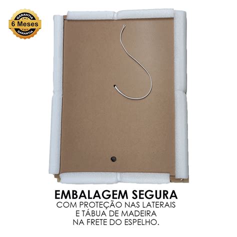 Espelho Led Touch Ilumina O Embutida X Cm Vb C Madeiramadeira