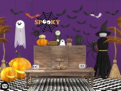 The Sims Resource - Hafnium Halloween Decorations