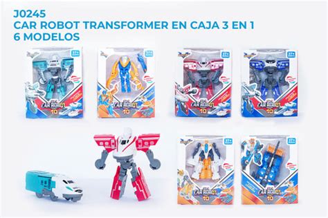 Car Robot Transformer En Caja En Equipo A