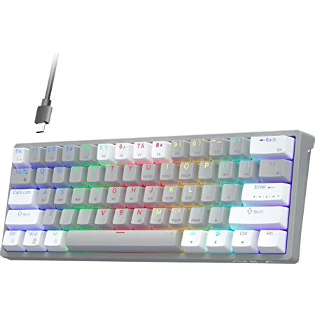 AULA 29 RGB 60 Percent Wired PC Gaming Keyboard Mechanical Mini