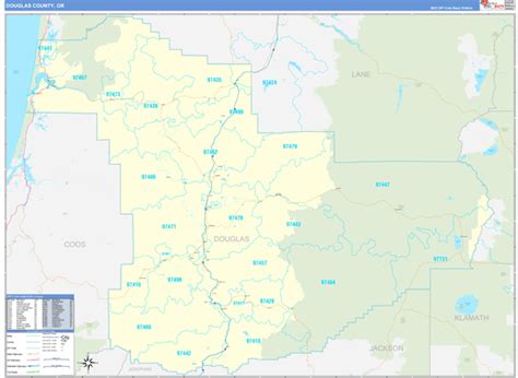 Douglas County Zip Code Map