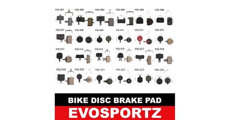 Bike Disc Brake Pad Evosportz Singapore