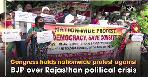 Congress Holds Nationwide Protest Against Bjp