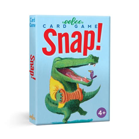 Snap a Fast-Paced Playing Card Game by eeBoo | Great Gifts for Kids 4+