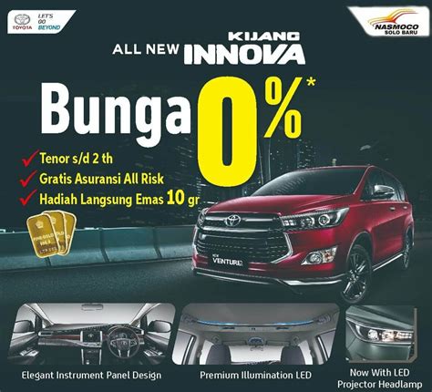 Promo Spesial Bunga 0 Pembelian Toyota Innova Di Solo