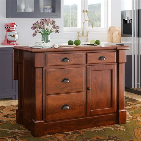 Canora Grey Mclane Kitchen Island Solid Wood & Reviews - Wayfair Canada