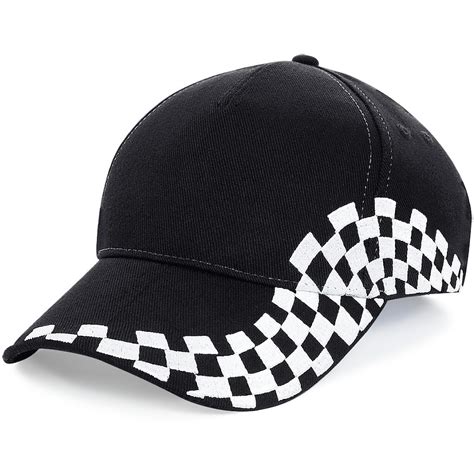 Beechfield Grand Prix Caps 4725 Black Axon Profil