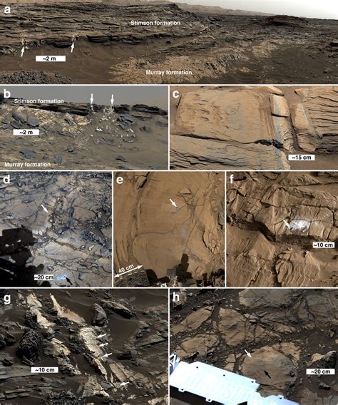 (a) Murray formation mudstone overlain by Stimson formation sandstone ...