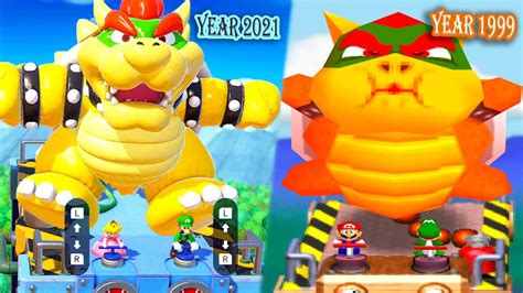 Evolution Of All Mario Party Minigames Comparison Of Mario Party Superstars With Mario Party 2