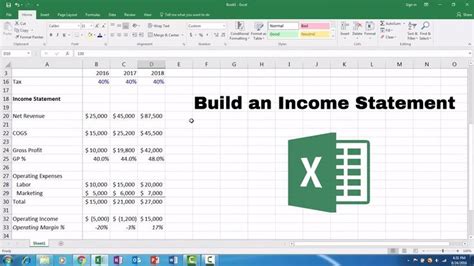 How to Build a Basic Financial Model in Excel | Financial modeling ...