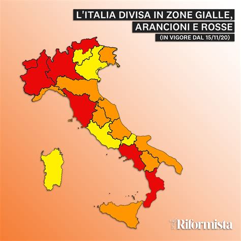 Cartina Italia Con Zone Rosse Arancioni E Gialle Cartina Fisica Italia