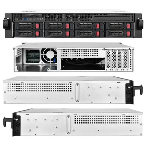 Silverstone Rm21 308 Rackmount Server Case 2u Micro Atx Black