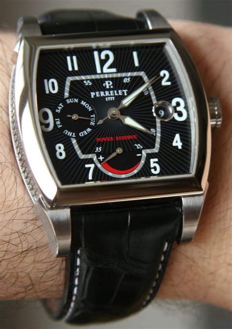 Perrelet A1021 3 Day Date Power Reserve Cushion Watch Review ABlogtoWatch