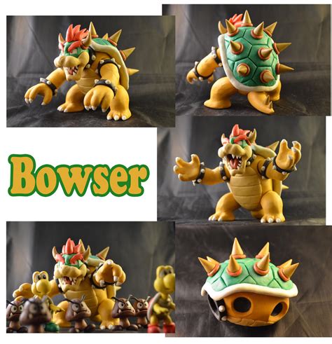 Weekly Sculpture: Bowser by ClayPita on DeviantArt