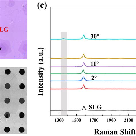 A Optical Image Of The Blg Transferred On A Nm Sio Si Wafer