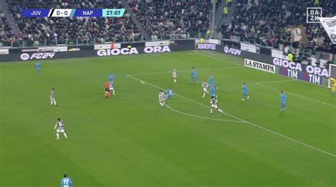 Juve Napoli Guarda Il Clamoroso Gol Sbagliato Da Kvaratskhelia