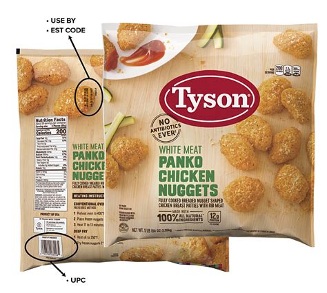 Tyson Chicken Nuggets Nutrition Label - Juleteagyd