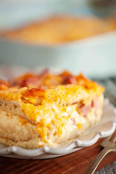 Overnight English Muffin Breakfast Casserole