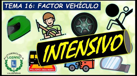 Intensivo Permiso B Tema Factor Veh Culo Youtube