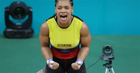 Angie Palacios Primera Medalla De Oro Para Ecuador En Los