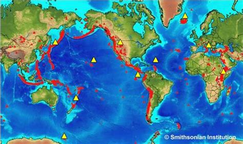 Geological Society Volcanoes Around The World