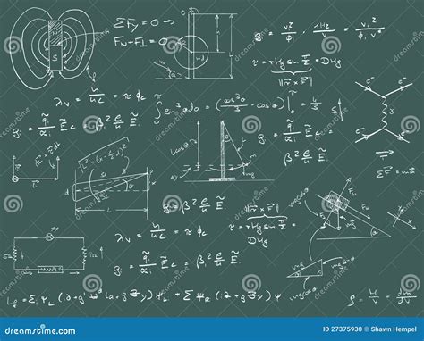 Physics Diagrams and Formulas Stock Illustration - Illustration of white, calculate: 27375930