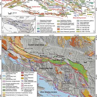 A Tectonic Framework Of China And Location Of The Altun Qilian North