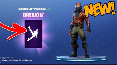 NEW Breakin Dance In Fortnite Battle Royale YouTube