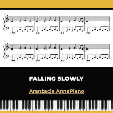 Falling Slowly muzyka z filmu Once Nuty prosta aranżacja na