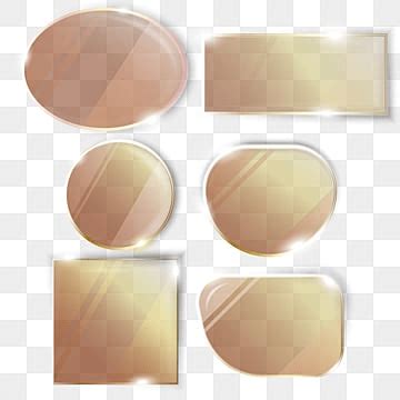 Transparent Glass Plates Vector Hd Png Images Realistic Transparent