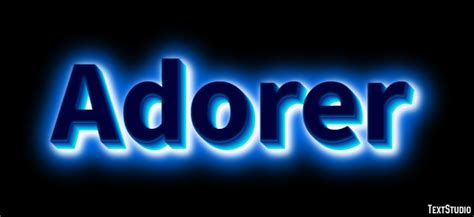 Adorer Text Effect and Logo Design Word