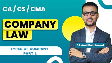 Types Of Company Part Ca Inter Cs Executive Cma Inter May