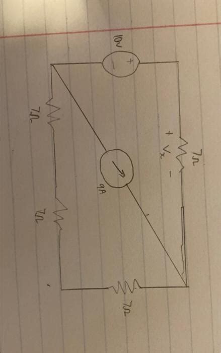 Solved Find Vx Of This Porblem Using Only The Superposition