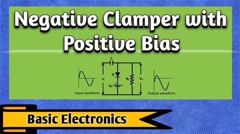 Negative Clamper With Positive Bias Clamper Circuits Basic