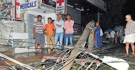 Student Injured In Another Electric Pole Crash In Bengaluru