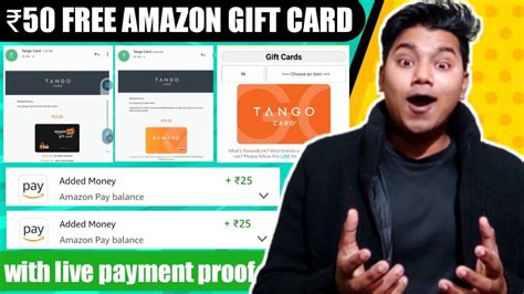 50 Free Amazon Gift Card Amazon Gifts Card Earning App How To