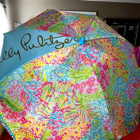 Lilly Pulitzer Other Lilly Pulitzer Beach Umbrella Lovers Coral