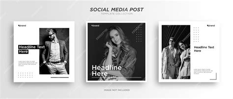 Premium Vector Minimalist Social Media Post Template