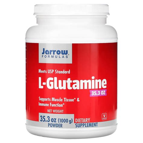 Jarrow Formulas L Glutamine Powder 35 3 Oz 1000 G