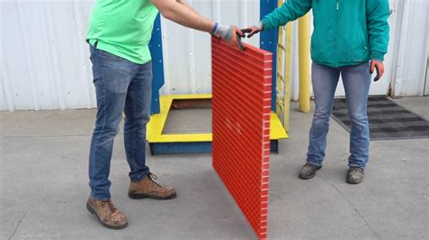 Fibergrate Composite Structures Drop Test Youtube