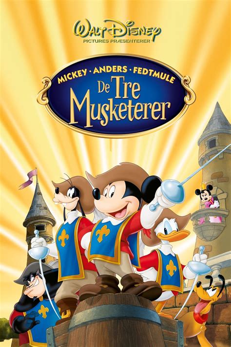 Mickey Donald Goofy The Three Musketeers 2004 Posters — The