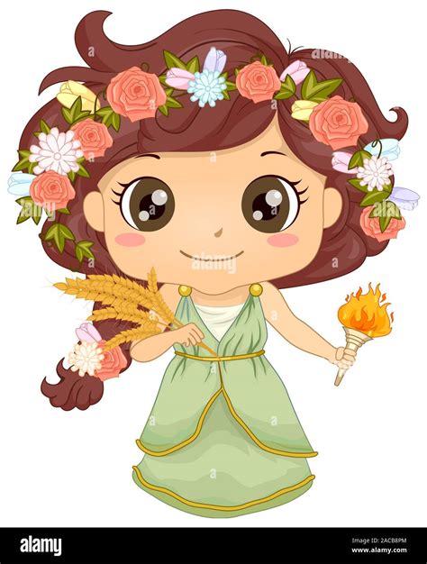 Greek Goddess Demeter Cartoon Hi Res Stock Photography And Images Alamy