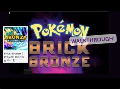 Brick Bronze Project Bronze Adventure Full Walkthrough Roblox