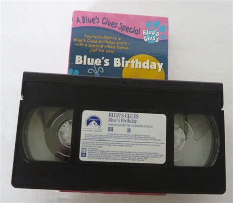 Nick Jr Blues Clues Vhs Blues Birthday Nickelodeon Party