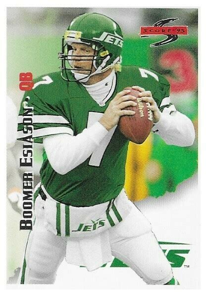 Esiason, Boomer / New York Jets | Score #173 | Football Trading Card | 1995