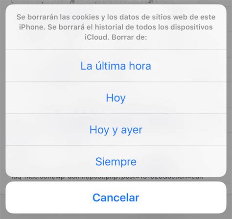 Cómo borrar el historial de Safari en iOS y Mac