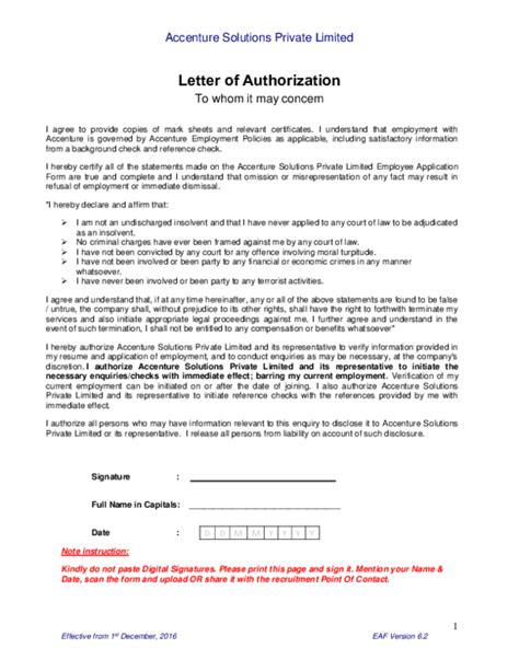 Letter Of Authorization Loa For Background Verification Pdf Porn Sex Picture