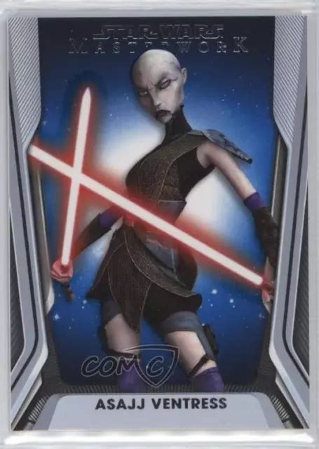 Topps Star Wars Chef D Uvre Bleu Asajj Ventress S Eur