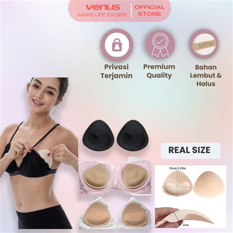 Jual Venusjkt Viora Sepasang Spons Pcs Nude Lembut Busa Bra